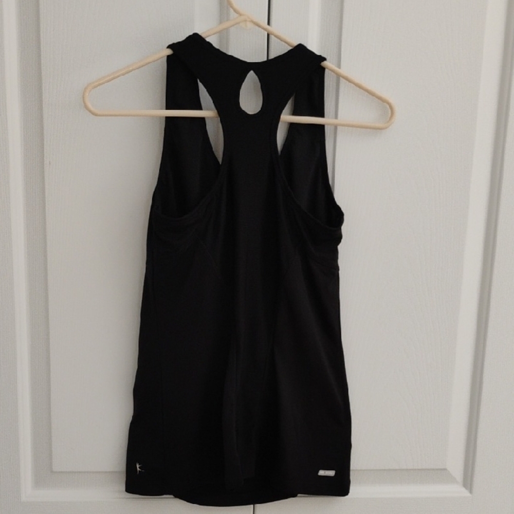 Black Racerback Tank Top - Picture 3 of 8